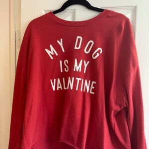 My dog is my valentine crew